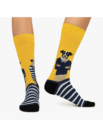 Witty Socks Socks Fantasy Pup Balloon / 1 Pair Unisex | Witty Socks Canine Couture Collection