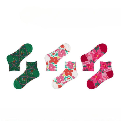 Witty Socks Socks Floral Fiesta / 3 Pairs Witty Socks Rainbow Bliss Collection | 3 Pairs