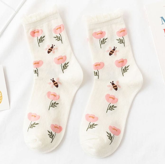 Witty Socks Socks Floral Freedom / 1 Pair Witty Socks Soft Love Collection