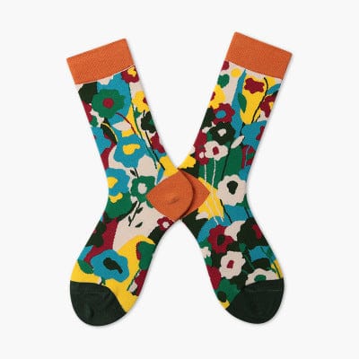 Witty Socks Socks Floral Frenzy / 1 Pair Unisex | Witty Socks Artistic Asylum Collection