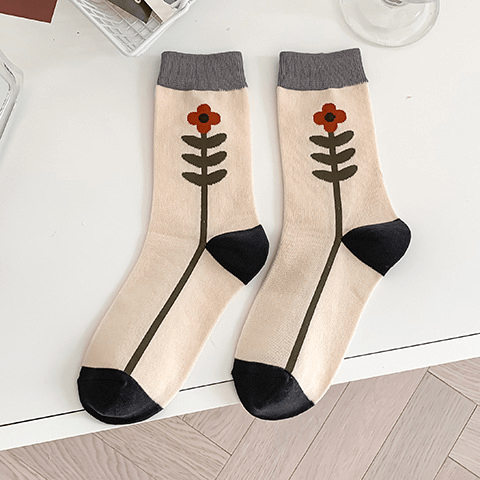Witty Socks Socks Floral Frenzy / 1 Pair Witty Socks Dainty Blossoms Collection
