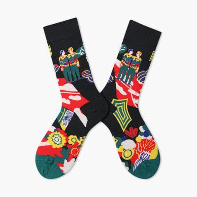 Witty Socks Socks Friendship 4All / 1 Pair Unisex | Witty Socks Artistic Asylum Collection