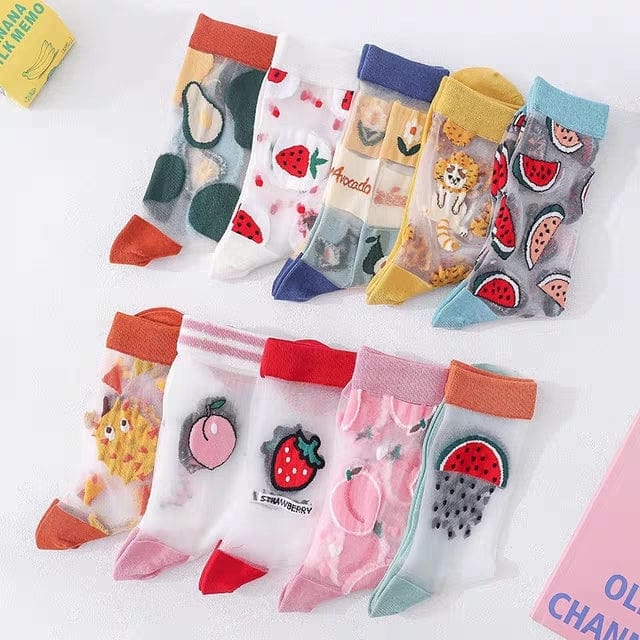 Witty Socks Socks Fruities Collection in Set / 10 Pairs Witty Socks Fruities Collection