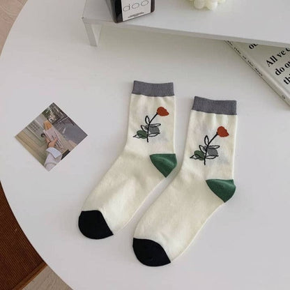Witty Socks Socks Gracing Your Feet / 1 Pair Witty Socks Graceful Garden Collection