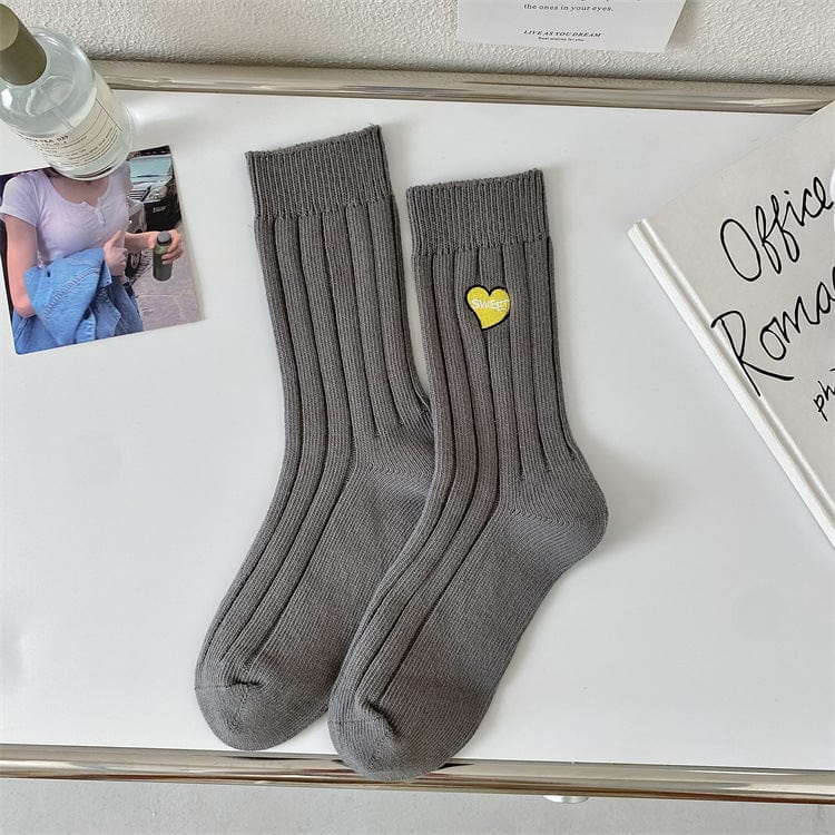 Witty Socks Socks Gray / 1 Pair Witty Socks Sweetheart Bliss Collection