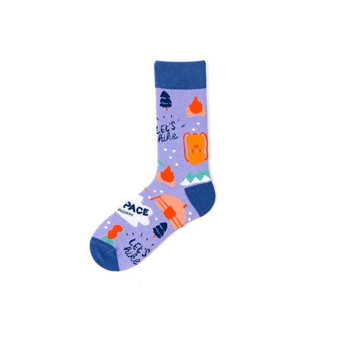 Witty Socks Socks Handsome Hiker / 1 Pair Unisex | Witty Socks Lavish Living Collection