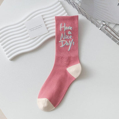 Witty Socks Socks Have A Nice Day / 1 Pair Witty Socks Subdued Beauty Collection