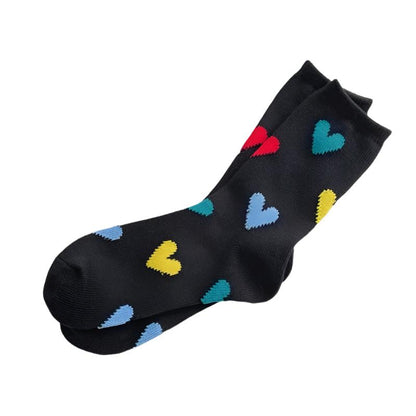 Witty Socks Socks Hearts Everyday Black Hearts Everyday