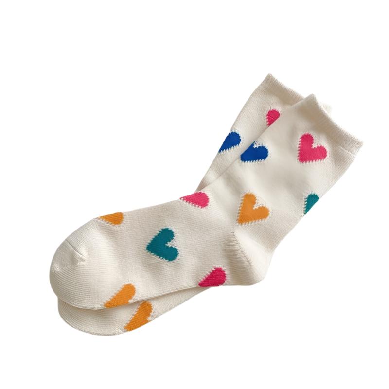 Witty Socks Socks Hearts Everyday White Hearts Everyday