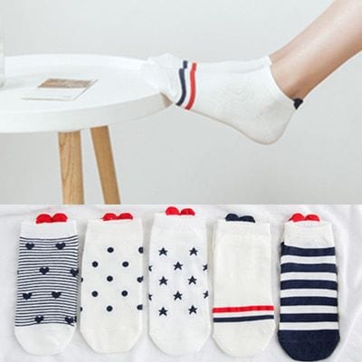 Witty Socks Socks Heel Love Set of 5 Heel Love Set of 5