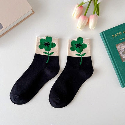 Witty Socks Socks Hellebores / 1 Pair Witty Socks Immortal Flower Collection
