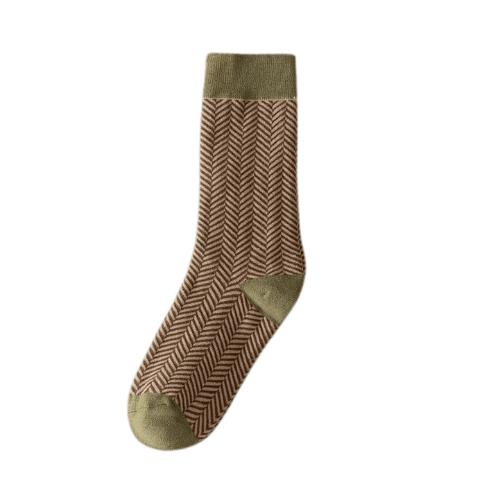 Witty Socks Socks Herringbone Harmony Witty Socks Autumn Leaves Embrace Collection