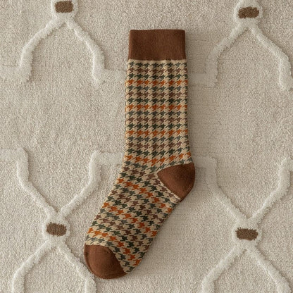 Witty Socks Socks Houndstooth Haven / 1 Pair Witty Socks Autumn Leaves Embrace Collection