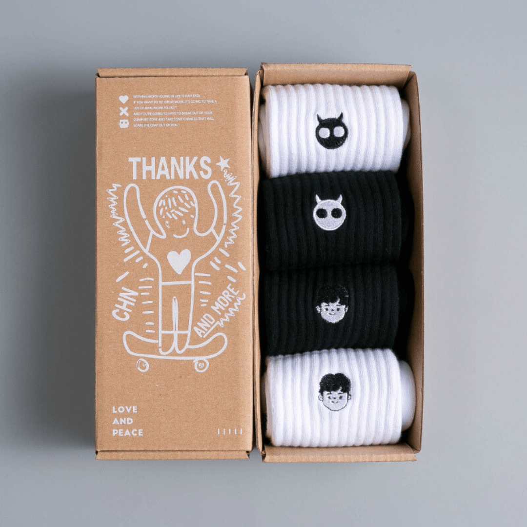 Witty Socks Socks J / 4 Pairs Unisex | Witty Socks Paws and Play Collection | 4 Pairs