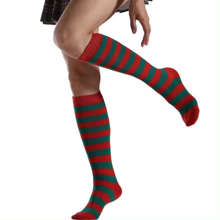 Witty Socks Socks Knee High Red Green Knee High Red Green