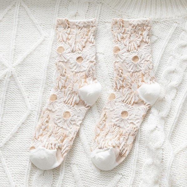 Witty Socks Socks Knitted Emboss / 1 Pair Witty Socks Delightful Weaves Collection