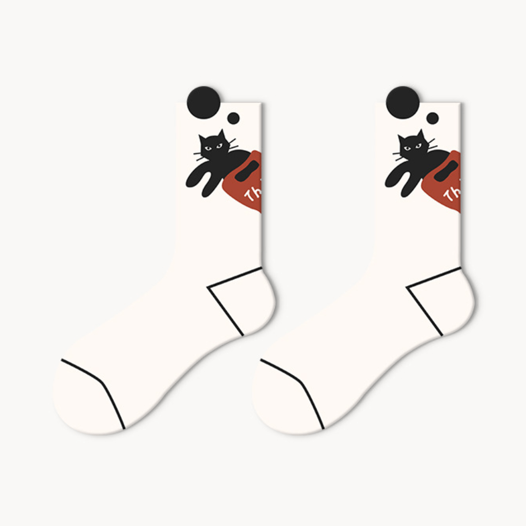 Witty Socks Socks Meow Mingle / 1 Pair Witty Socks Dreamy Creature Harmony Collection