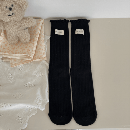 Witty Socks Socks Midnight Black / 1 Pair Witty Socks Ruffle Delight Collection