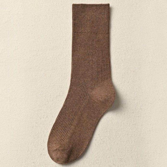 Witty Socks Socks Mocha / 1 Pair Witty Socks Cozy Comfort Basics Collection