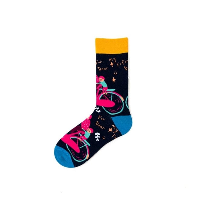 Witty Socks Socks Night Rider / 1 Pair Unisex | Witty Socks Lavish Living Collection
