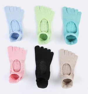 Witty Socks Socks OmGrip Yoga Socks Collection in Set / 6 Pairs Witty Socks OmGrip Yoga Socks Collection