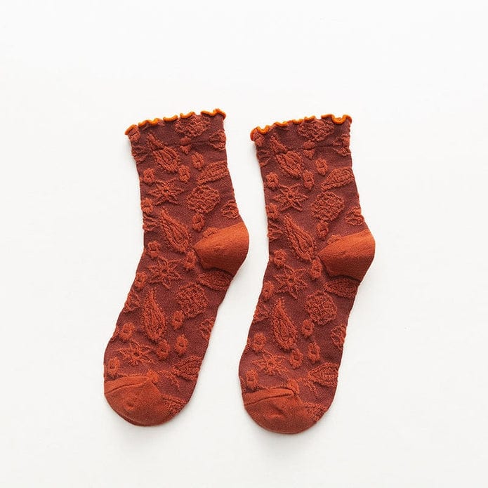 Witty Socks Socks Orange / 1 Pair Witty Socks Mixed Leaf Collection