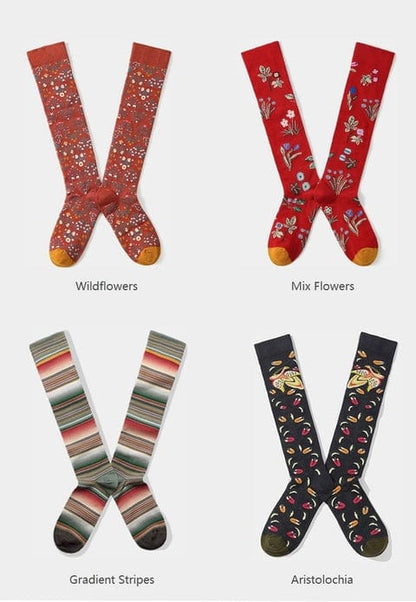 Witty Socks Socks Package B / Up to 33cm / 4 Pairs Witty Socks Botanical Collection | 4 Pairs