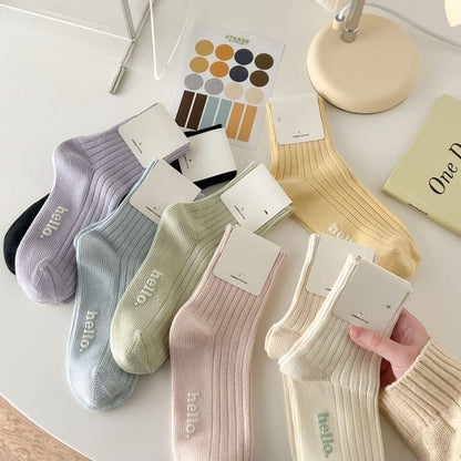 Witty Socks Socks Pastel Macaroon Moments Collection in Set / 8 Pairs Witty Socks Pastel Macaroon Moments Collection