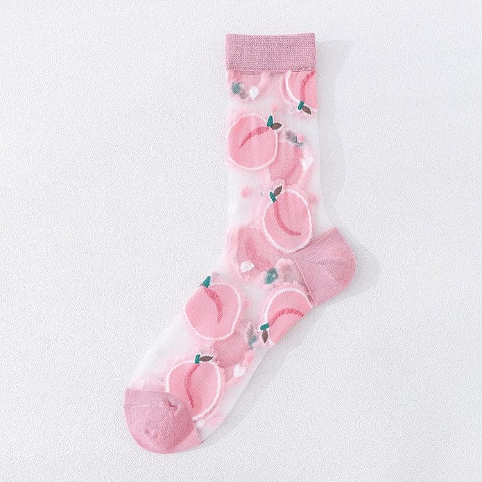 Witty Socks Socks Peaches / 1 Pair Witty Socks Fruities Collection