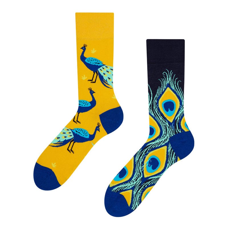 Witty Socks Socks Peacock Animal Fun