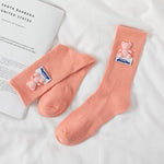 Witty Socks Socks Pink - Pink Bear / 1 Pair Witty Socks Pawsitively Pretty Collection