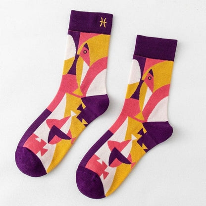 Witty Socks Socks ♓Pisces - A / 1 Pair Witty Socks The Constellation Collection