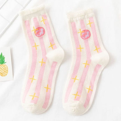 Witty Socks Socks Planet Pink / 1 Pair Witty Socks Soft Love Collection