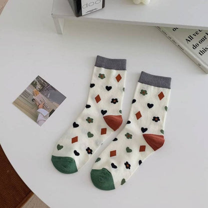 Witty Socks Socks Pretty Little Charms / 1 Pair Witty Socks Graceful Garden Collection
