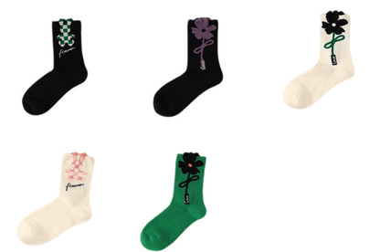 Witty Socks Socks Primrose Set of 5 Witty Socks Primrose Collection
