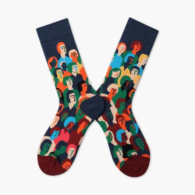 Witty Socks Socks Rainbow Nation / 1 Pair Unisex | Witty Socks Artistic Asylum Collection