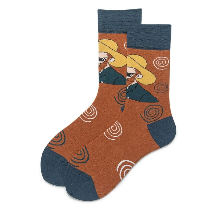 Witty Socks Socks Rakish Loops / 1 Pair Unisex | Witty Socks Contemporary Graphics Collection