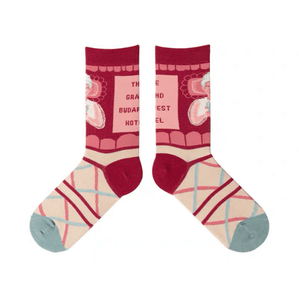 Witty Socks Socks Red / 1 Pair Unisex | Witty Socks Budapest Collection