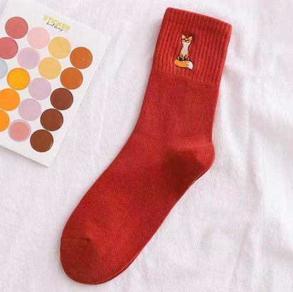 Witty Socks Socks Red / 1 Pair Witty Socks Foxy Lady Collection
