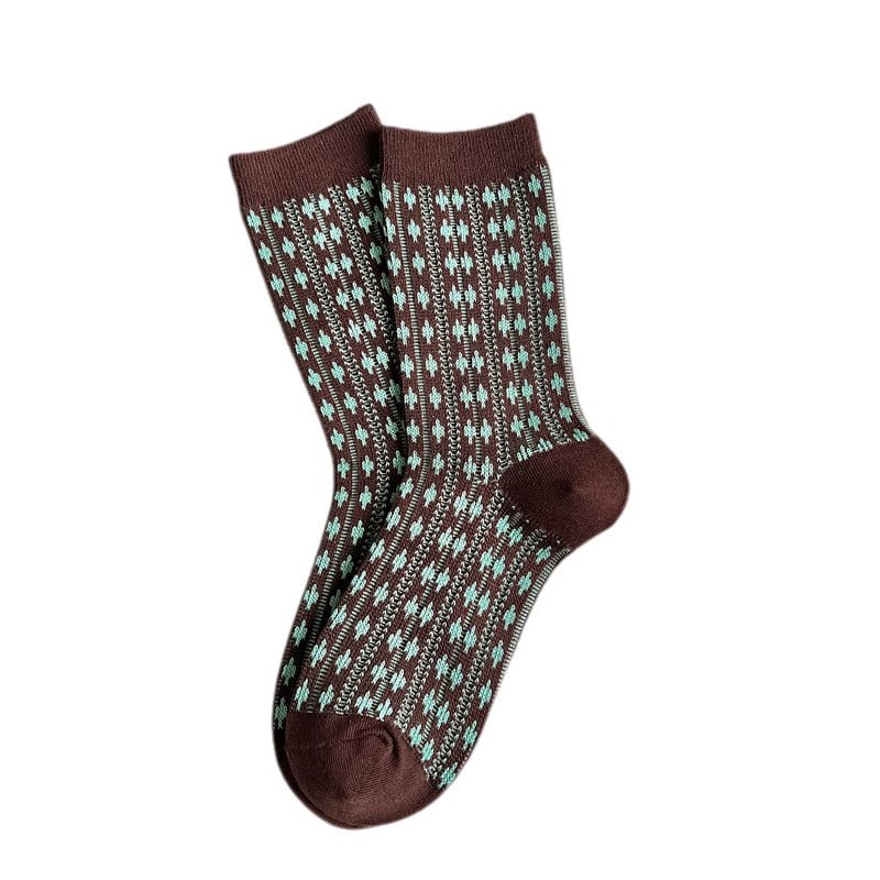 Witty Socks Socks Retro Diamond Retro Mint Collection