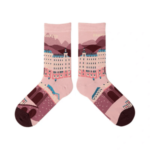 Witty Socks Socks Rose / 1 Pair Unisex | Witty Socks Budapest Collection