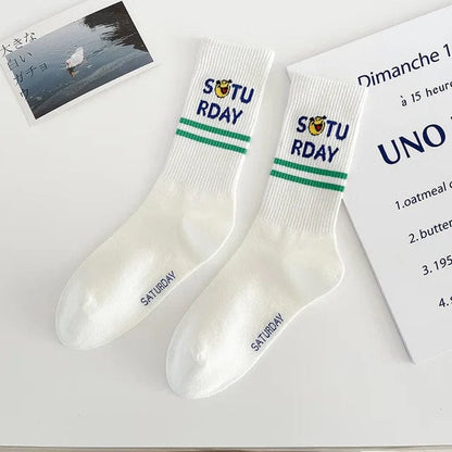 Witty Socks Socks Saturday / 1 Pair Unisex | Witty Socks Weekday Sock Collection