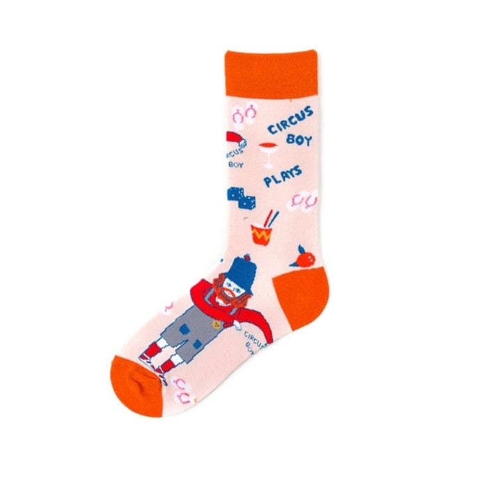 Witty Socks Socks Silly Circus / 1 Pair Unisex | Witty Socks Lavish Living Collection