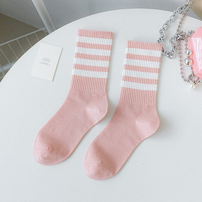 Witty Socks Socks Stay in the Lines / 1 Pair Witty Socks Shades of Pink Collection