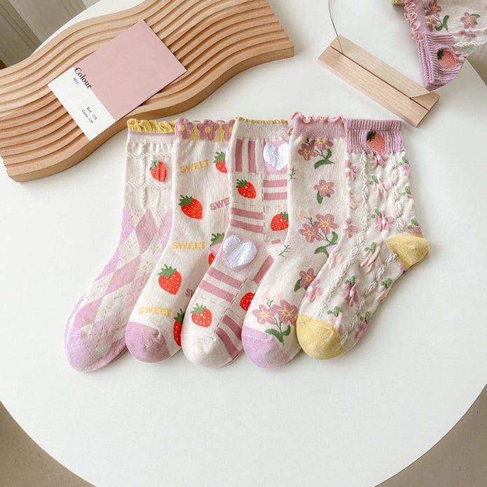 Witty Socks Socks Sweet Sensations Collection in Set / 5 Pairs Witty Socks Sweet Sensations Collection