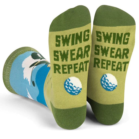 Witty Socks Socks Swing Swear Repeat Swing Swear Repeat
