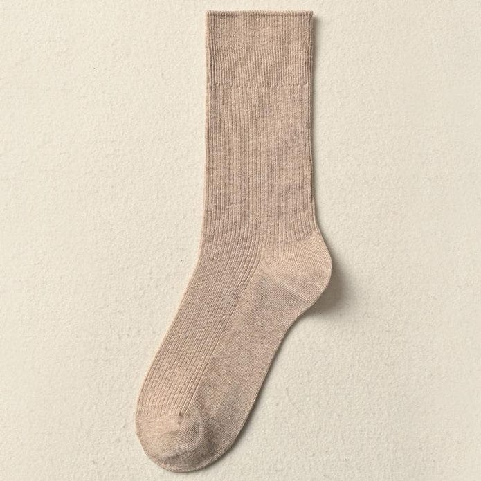 Witty Socks Socks Tan / 1 Pair Witty Socks Cozy Comfort Basics Collection
