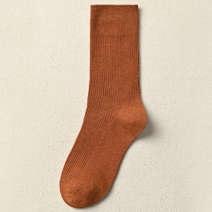 Witty Socks Socks Tangerine / 1 Pair Witty Socks Cozy Comfort Basics Collection