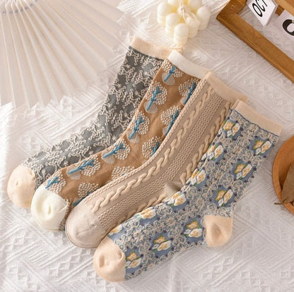 Witty Socks Socks The Cozy Set / 4 Pairs Witty Socks Modish Comfort Collection