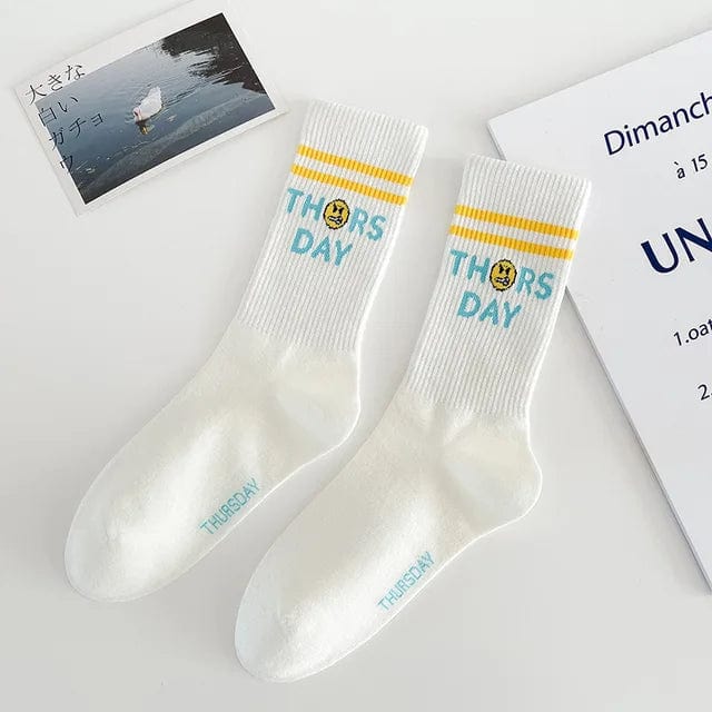 Witty Socks Socks Thursday / 1 Pair Unisex | Witty Socks Weekday Sock Collection